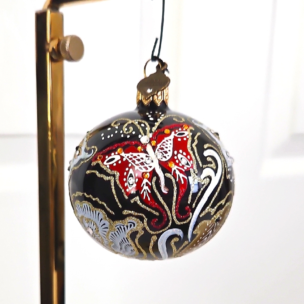 Jay Strongwater Butterfly Ornament